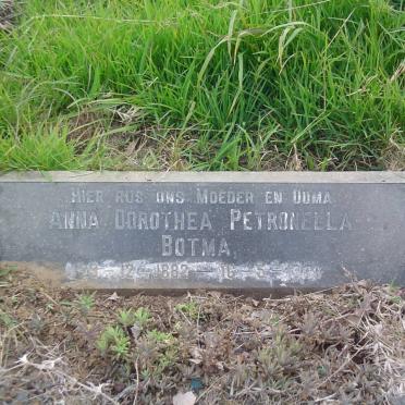 BOTMA Anna Dorothea Petronella 1882-1966