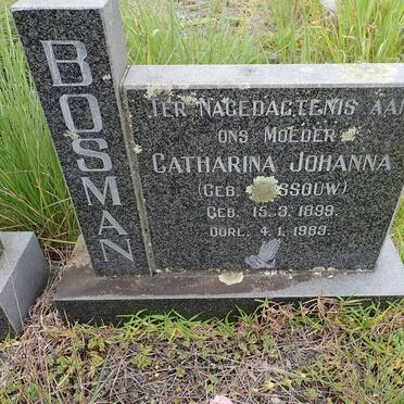 BOSMAN Catharina Johanna nee ROSSOUW 1899-1983