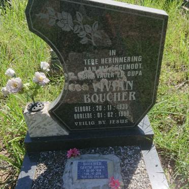 BOUCHER Vivian 1935-1999 &amp; Gertie Rhoda 1938-2018