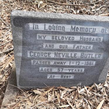 BUTLER George Neville -1961