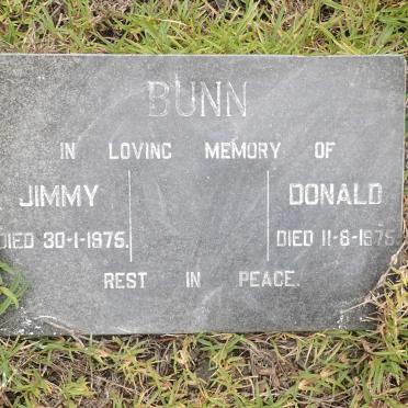 BUNN Jimmy -1975 :: BUNN Donald -1975