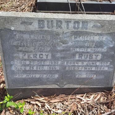 BURTON Percy 1888-1960 & Ruby 1900-1984