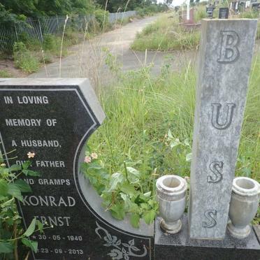 BUSS Konrad Ernst 1940-2013 &amp; Lorna Alwine 1940-1994