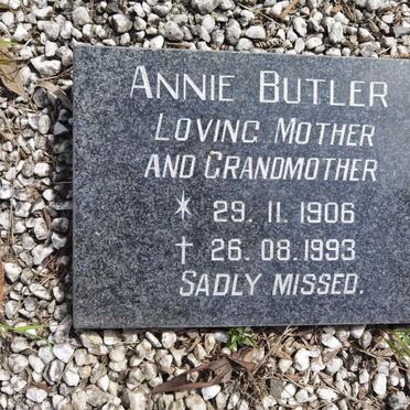 BUTLER Annie 1906-1993
