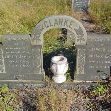 CLARKE Ernest James 1899-1964 &amp; Margareta Johanna Erna 1909-1974