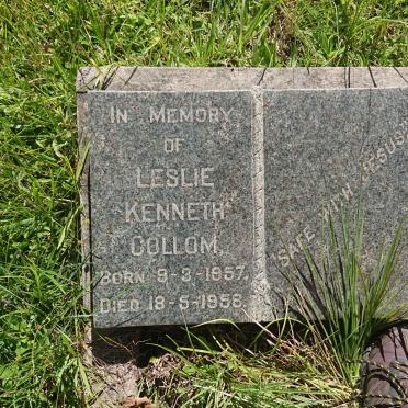 COLLOM Leslie Kenneth 1957-1958