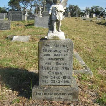 CANNY Lynette Ann 1945-1951