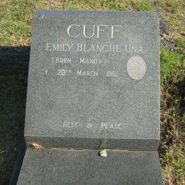 CUFF Emily Blanche Una nee MANDY -1961