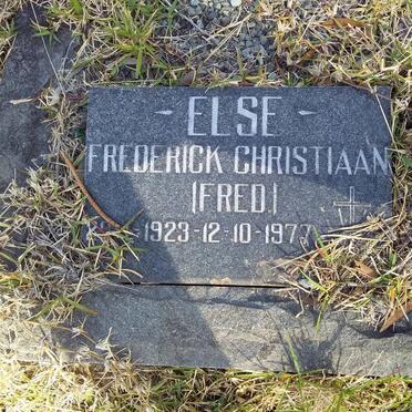 ELSE Frederick Christiaan 1923-1977