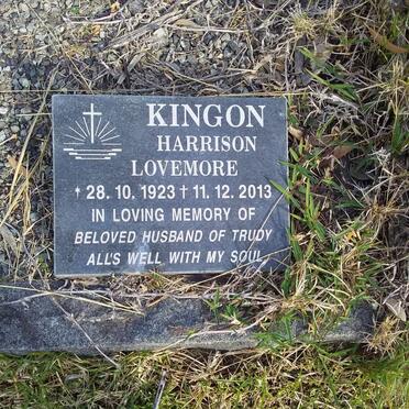 KINGON Harrison Lovemore 1923-2013