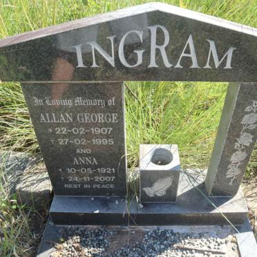 INGRAM Allan George 1907-1995 &amp; Anna 1921-2007