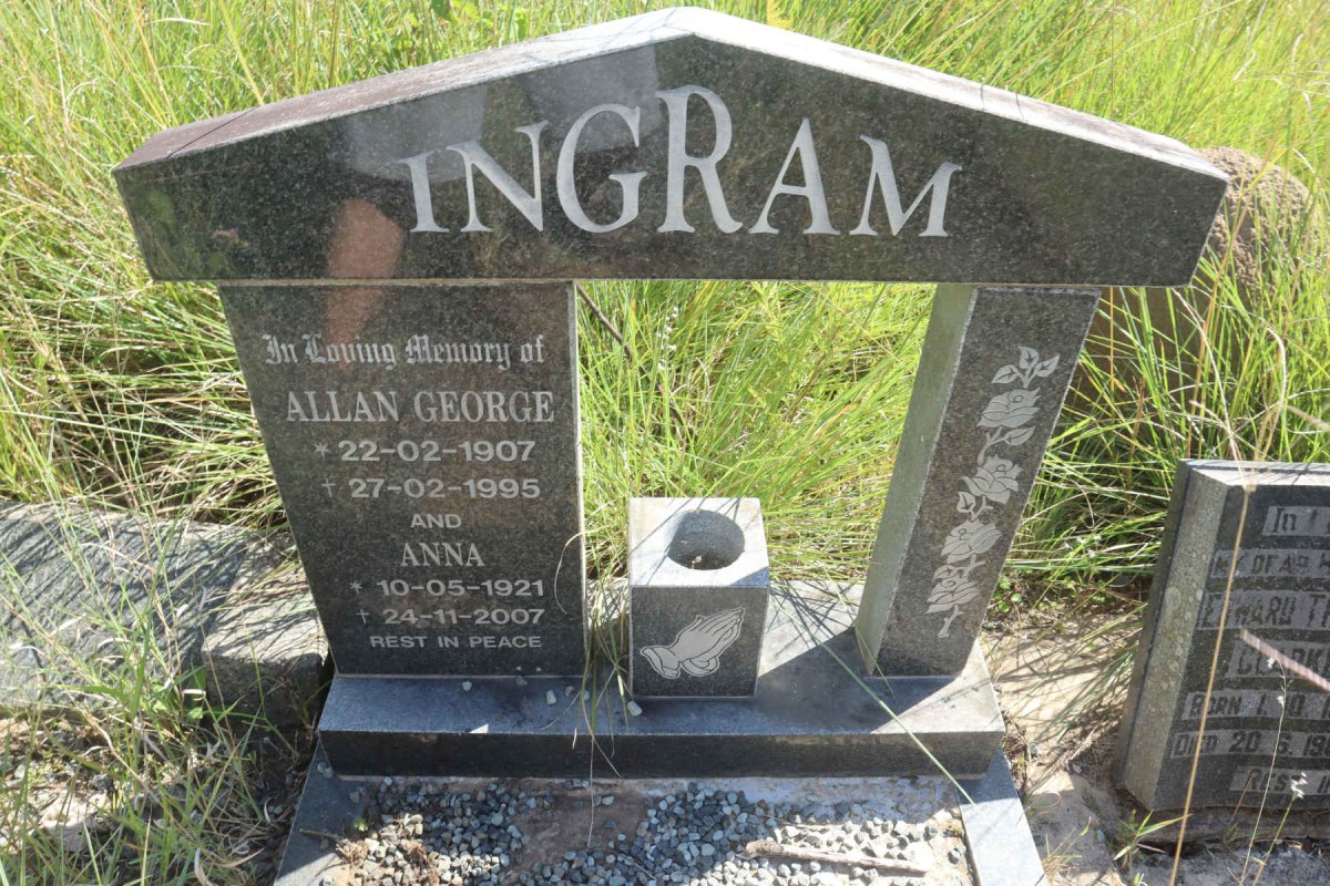 INGRAM Allan George 1907-1995 &amp; Anna 1921-2007