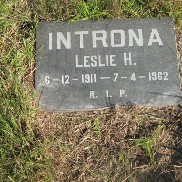 INTRONA Leslie H. 1911-1962