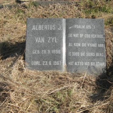 ZYL Albertus J., van 1898-1967