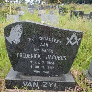 ZYL Frederick Jacobus, van 1924-1982 &amp; Anna Maria OELOFSE 1923-1981