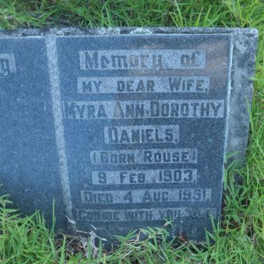 DANIELS Mary Ann Dorothy nee ROUSE 1903-1951