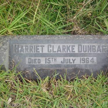 DUNBAR Harriet Clarke -1964