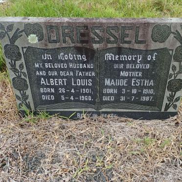 DRESSEL Albert Louis 1901-1968 &amp; Maude Estha 1910-1987