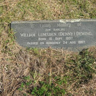 DEWING William Lumsden 1937-1957