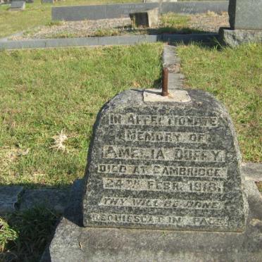 DUFFY Amelia -1918