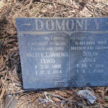 DOMONEY Walter Lawrence Lewis 1908-1984 &amp; Susan Anna 1914-2006