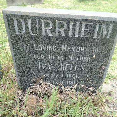 DURRHEIM Ivy Helen 1901-1981