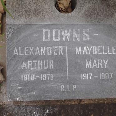 DOWNS Alexander Arthur 1918-1978 &amp; Maybelle Mary 1917-1987