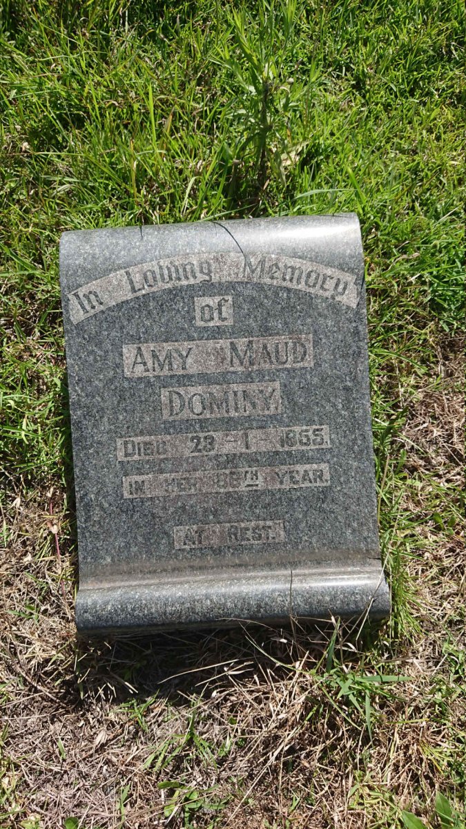 DOMINY Amy Maud -1955