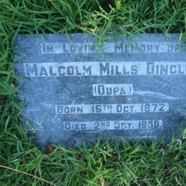 DINGLE Malcolm Mills 1872-1950