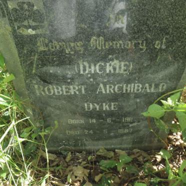 DYKE Robert Archibald 1911-1987