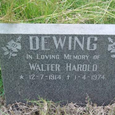 DEWING Walter Harold 1914-1974