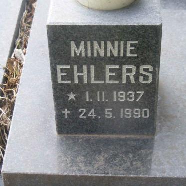 EHLERS Minnie 1937-1990