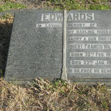 EDWARDS Robert Francis William 1923-1953