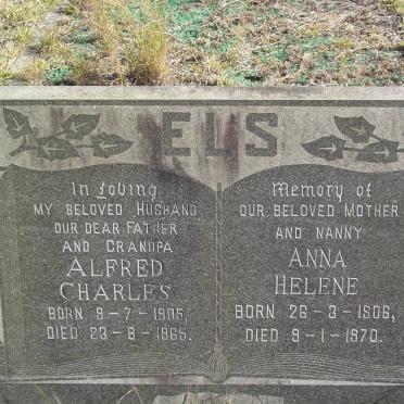 ELS Alfred Charles 1905-1965 &amp; Anna Helene 1906-1970