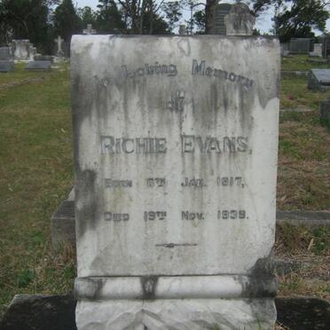 EVANS Richie 1917-1939