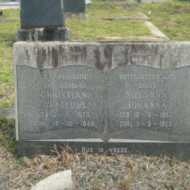 ELS Christian Arnoldus 1873-1949 &amp; Susanna Johanna 1885-1925