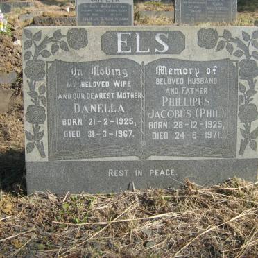 ELS Phillipus Jacobus 1925-1971 &amp; Danella 1925-1967