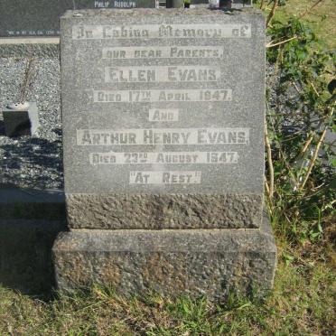 EVANS Arthur Henry -1947 &amp; Ellen -1947