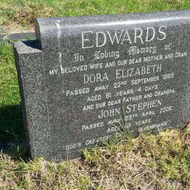 EDWARDS John Stephen -2006 &amp; Dora Elizabeth -1968
