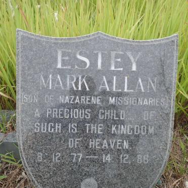 ESTEY Mark Allan 1977-1986