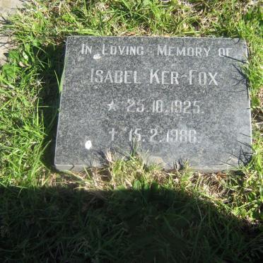 FOX Isabel, Ker 1925-1986