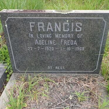 FRANCIS Adeline Freda 1920-1969