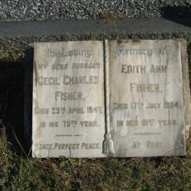 FISHER Cecil Charles -1947 &amp; Edith Ann -1954