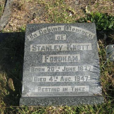 FORDHAM Stanley Knott 1877-1947