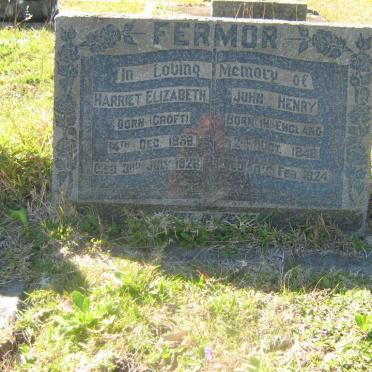 FERMOR John Henry 1849-1924 &amp; Harriet Elizabeth CROFT 1858-1926