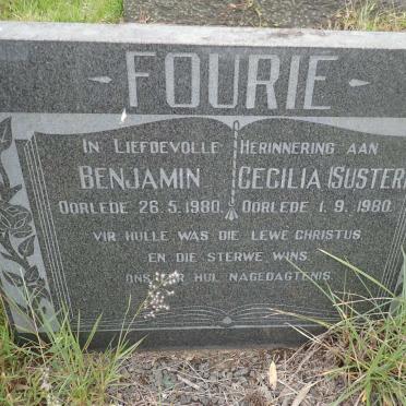 FOURIE Benjamin -1980 :: FOURIE Cecilia -1980