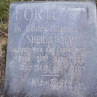 FORTEATH Sheila May 1920-1960