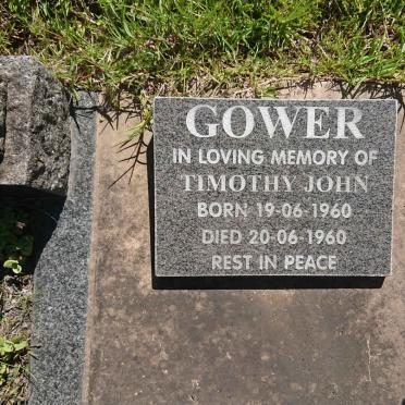 GOWER Timothy John 1960-1960