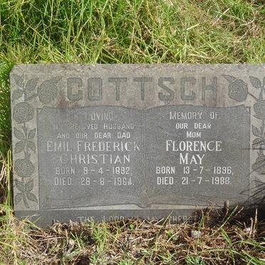 GOTTSCH Emil Frederick Christian 1892-1964 &amp; Florence May 1896-1988