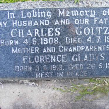 GOLTZ Charles 1908-1963 &amp; Florence Gladys 1913-1988